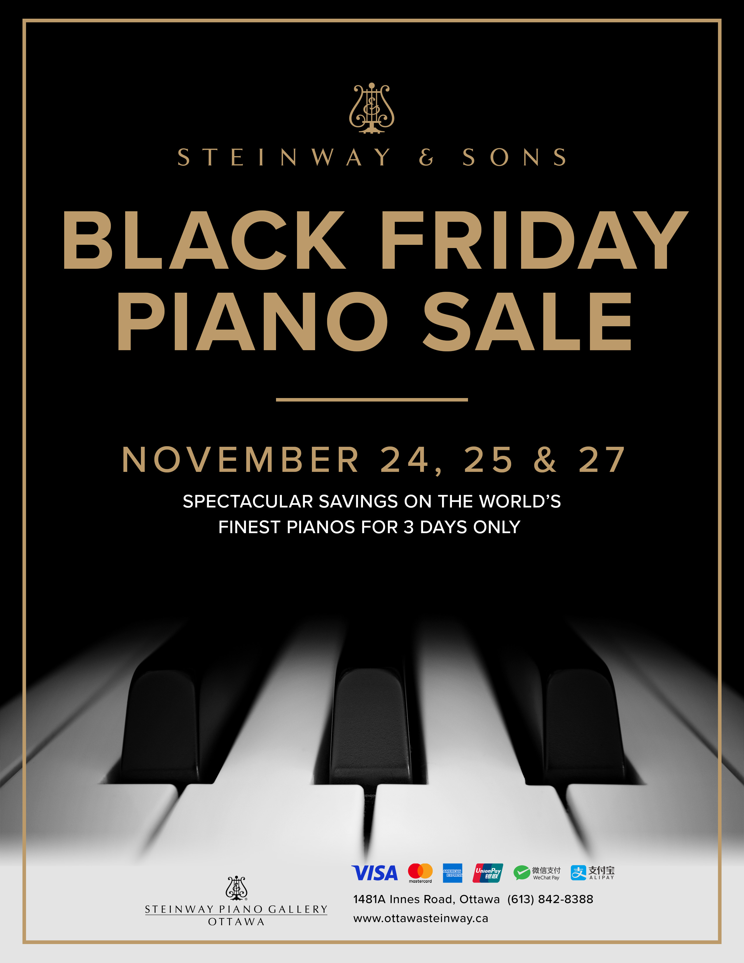 Black Friday Piano Sale 2023 Steinway Sons